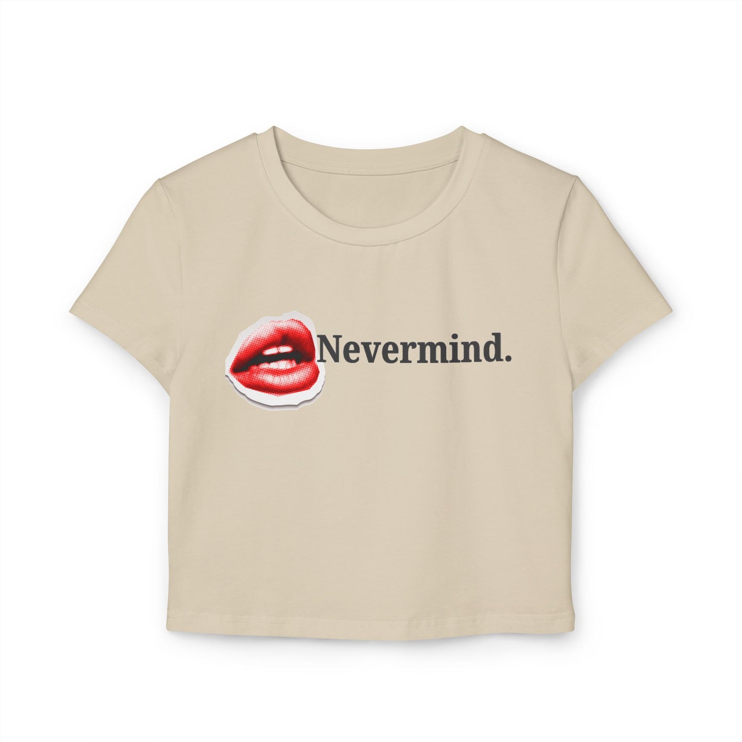 Women's Baby Tee - 'Nevermind'