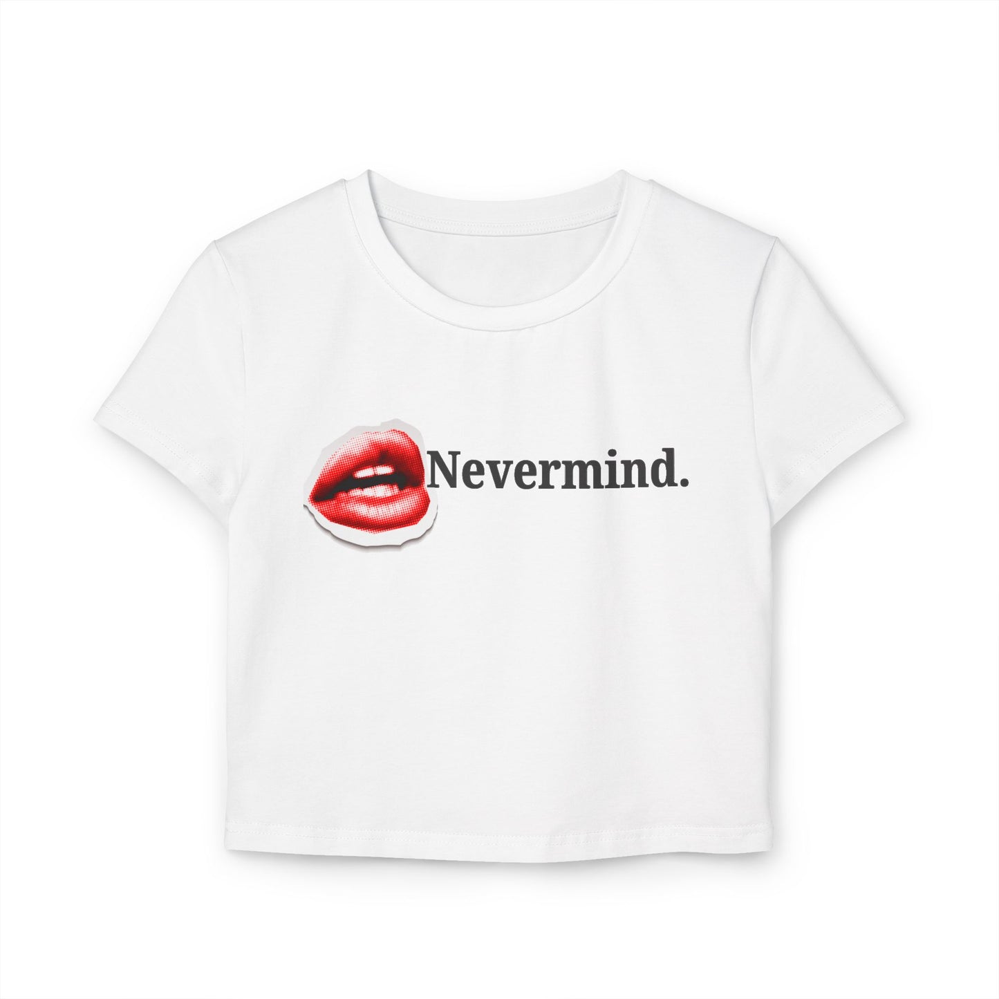 Women's Baby Tee - 'Nevermind'
