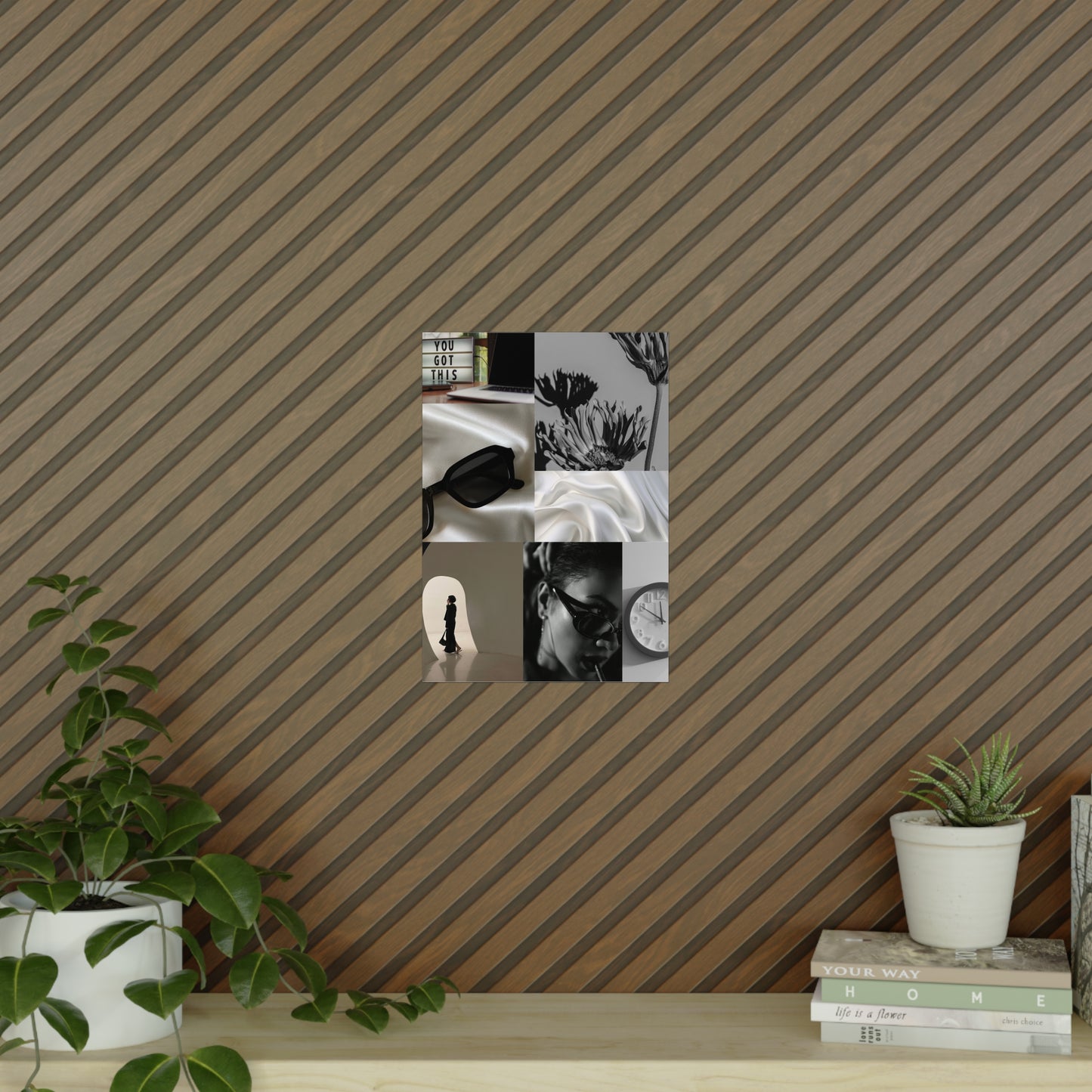 Elegant Black and White Poster Collection - Motivational Wall Art