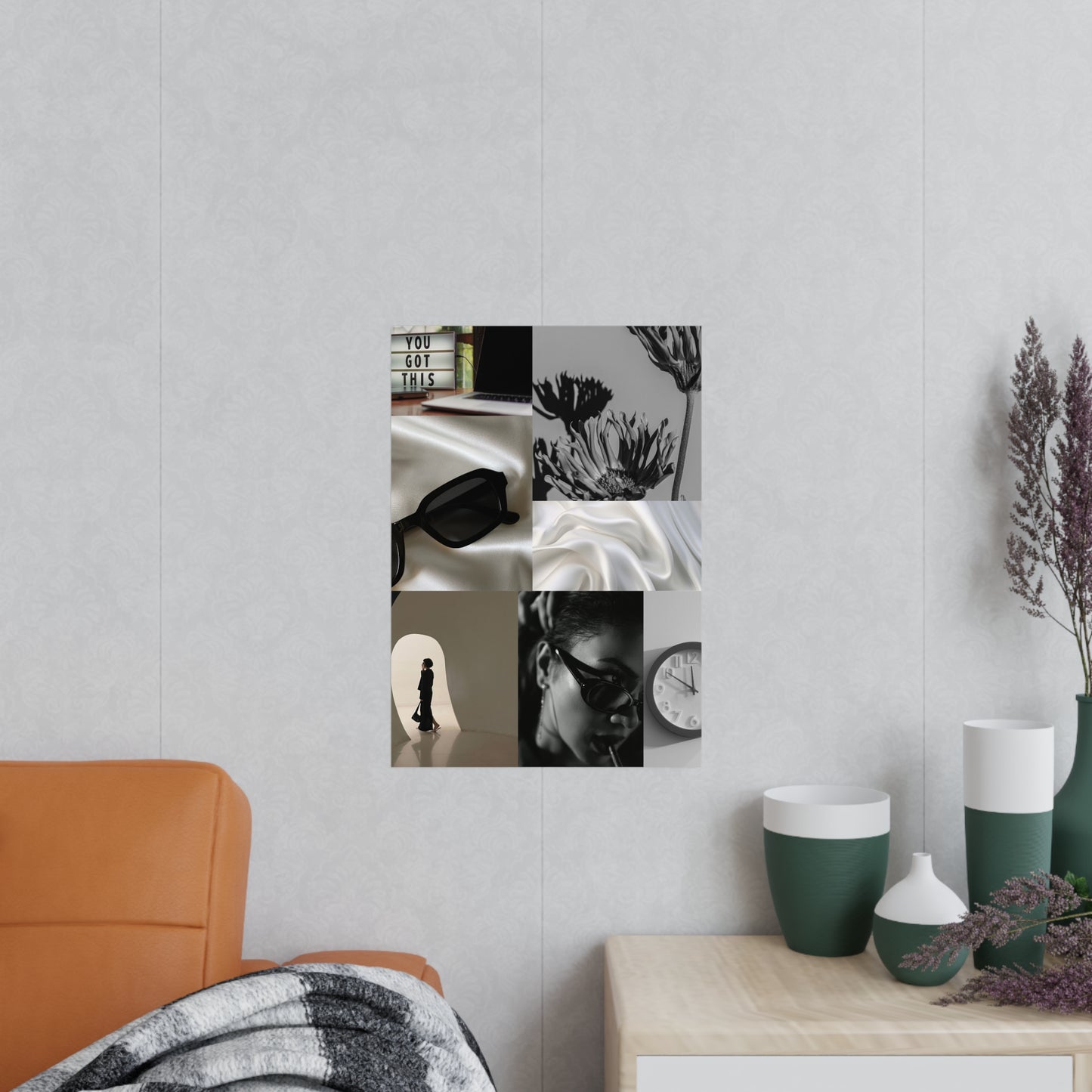 Elegant Black and White Poster Collection - Motivational Wall Art