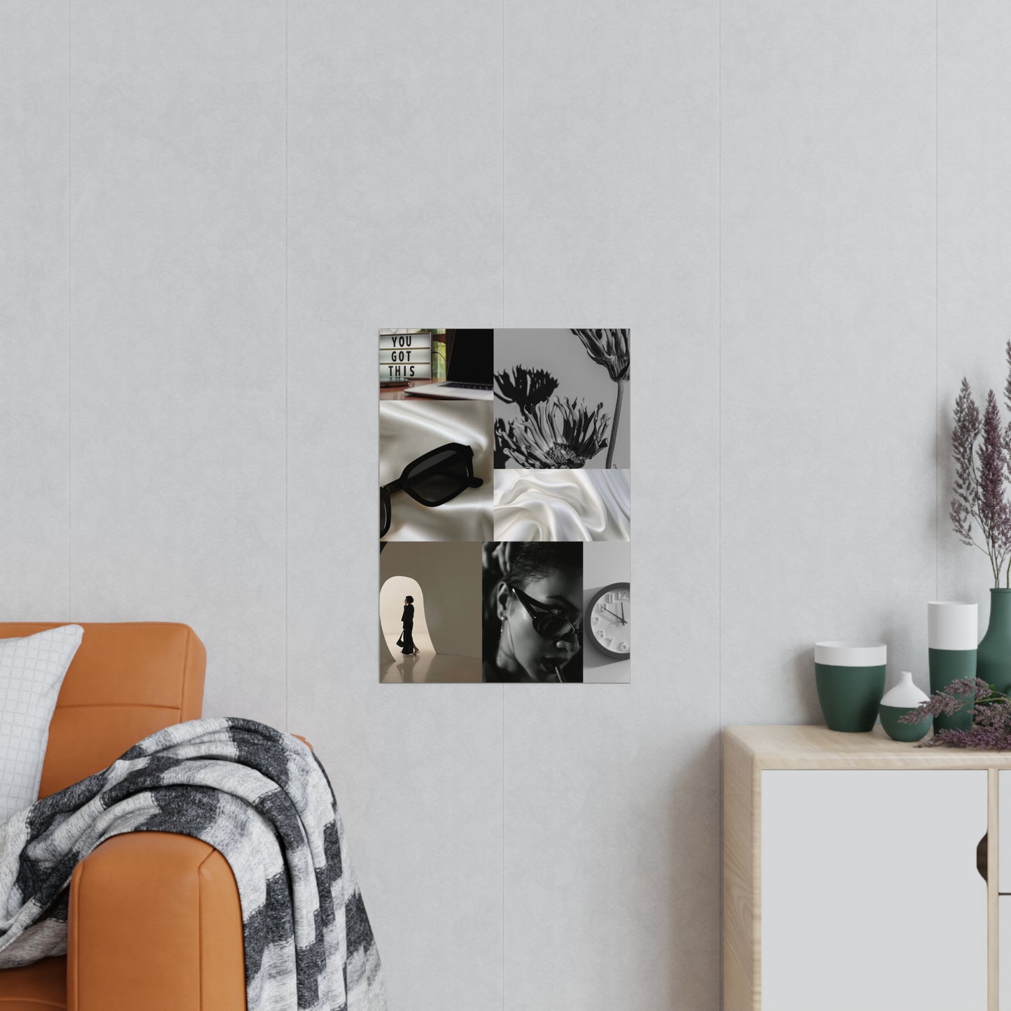 Elegant Black and White Poster Collection - Motivational Wall Art