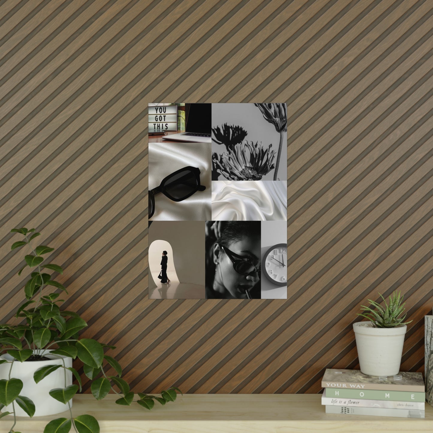 Elegant Black and White Poster Collection - Motivational Wall Art